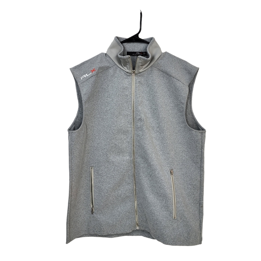 Ralph Lauren Men's LRX Golf Mock Neck Full-Zip Vest - L